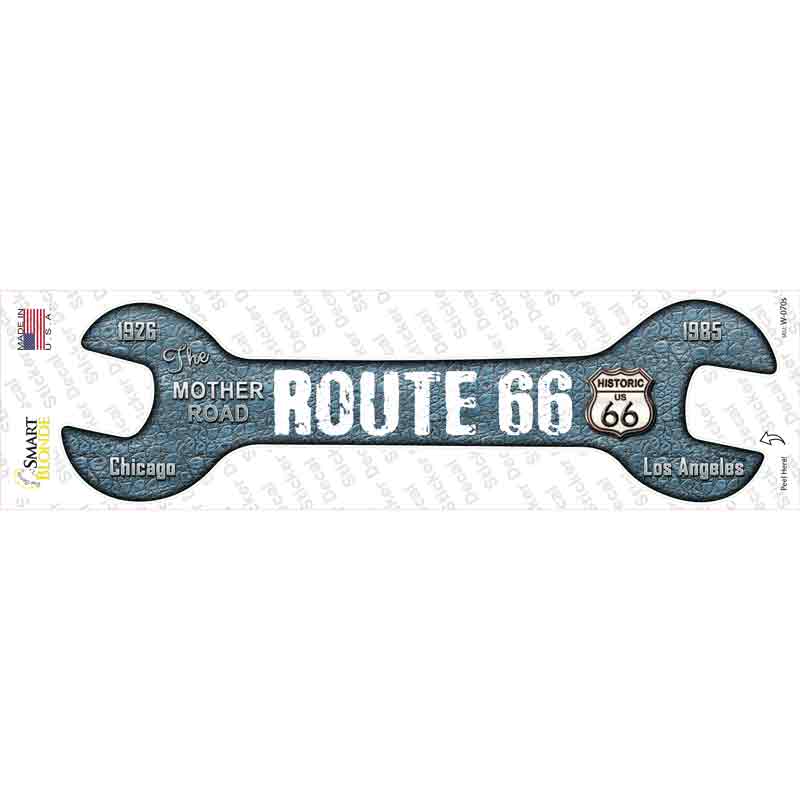 Route 66 Novelty Wrench Sticker Decal | Smart Blonde