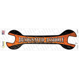 Designated Asshole Novelty Wrench Sticker Decal