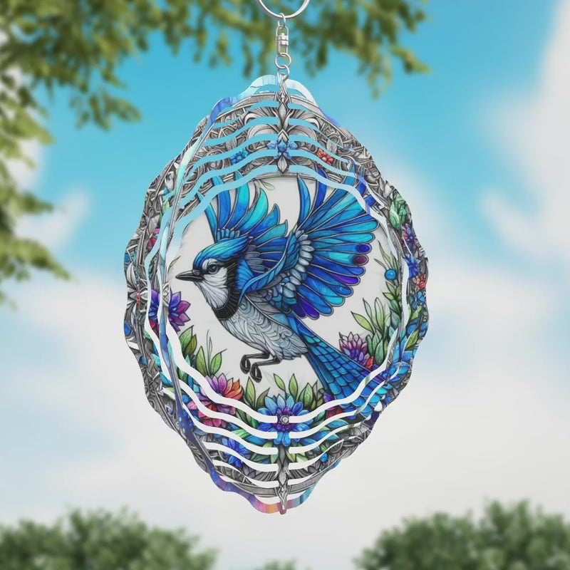 Bluejay Novelty Metal Wind Spinner WCS-270