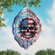 American Skull Novelty Metal Wind Spinner WCS-229