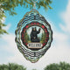 Welcome Black Bears Novelty Metal Wind Spinner WCS-272