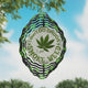 I Just Smoke Weed Novelty Metal Wind Spinner WCS-214