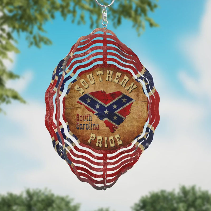 South Carolina Southern Pride Novelty Metal Wind Spinner WCS-261