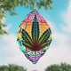 Marijuana  Novelty Metal Wind Spinner