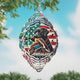 Black Lab with Duck Novelty Metal Wind Spinner WCS-282
