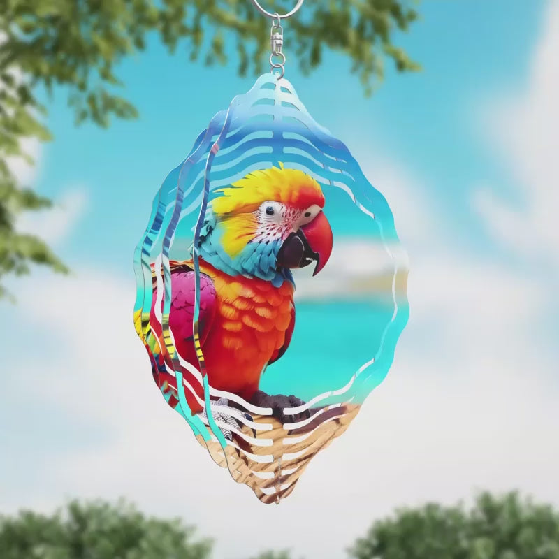 Bird Novelty Metal Wind Spinner